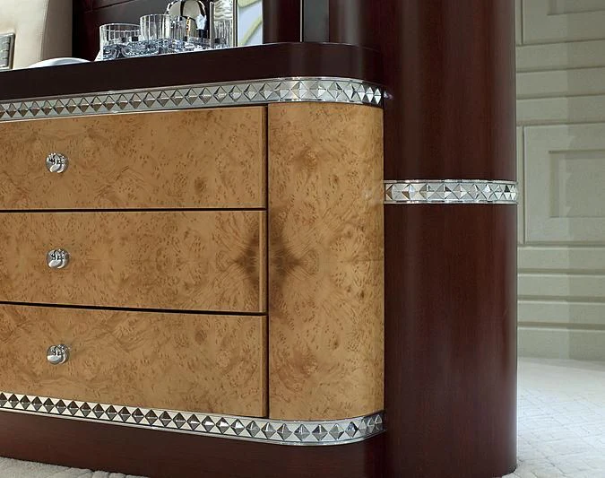 a wooden chest of drawers aboard SARAH Yacht for Sale