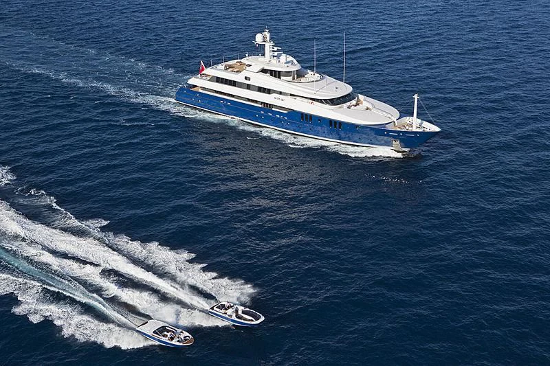 a boat in the water aboard SARAH Yacht for Sale