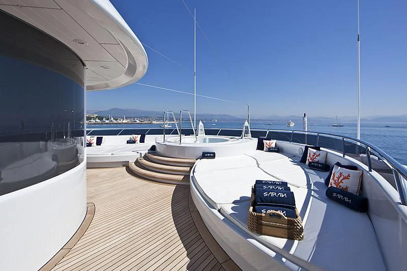 a boat on the water aboard SARAH Yacht for Sale