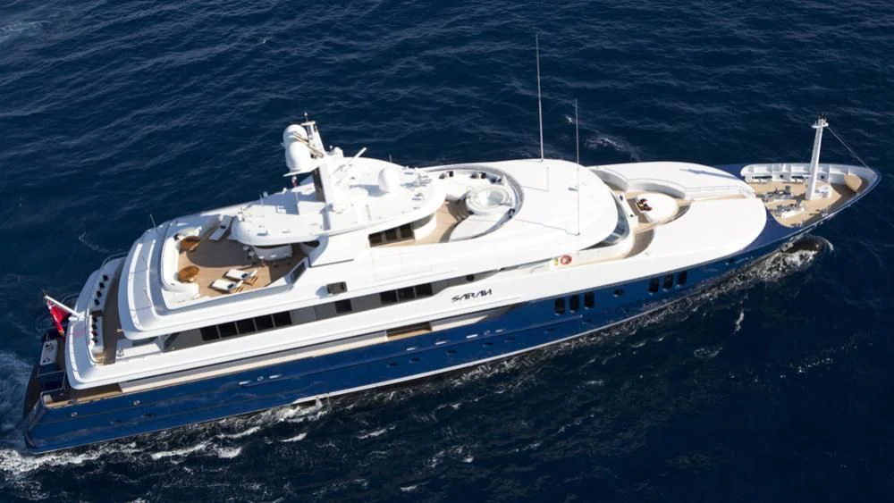 a boat in the water aboard SARAH Yacht for Sale