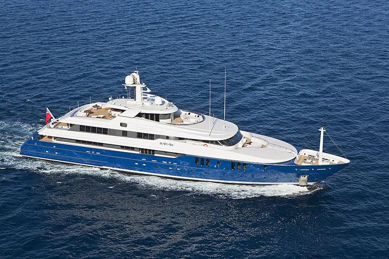 a boat in the water aboard SARAH Yacht for Sale