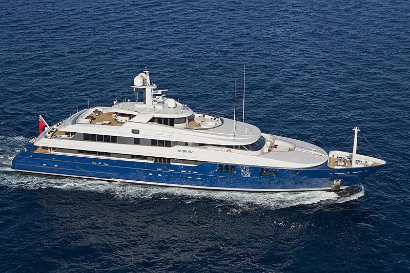 a boat in the water aboard SARAH Yacht for Sale