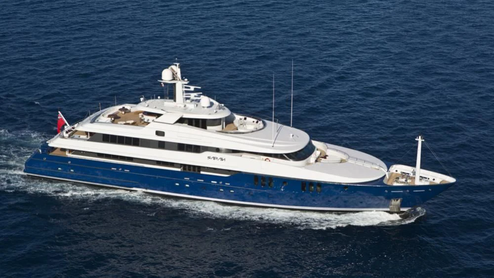 a boat in the water aboard SARAH Yacht for Sale
