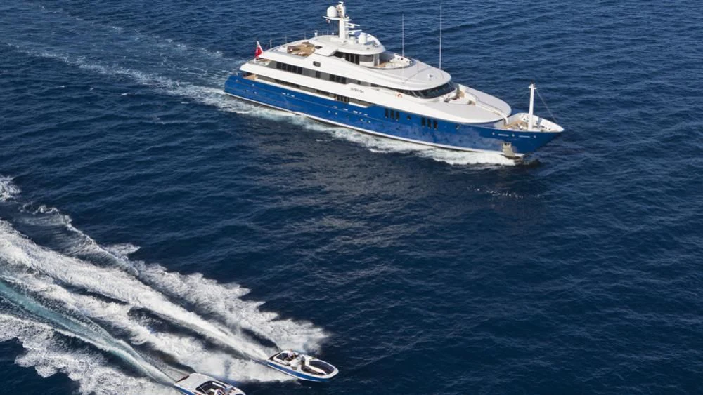 a boat in the water aboard SARAH Yacht for Sale