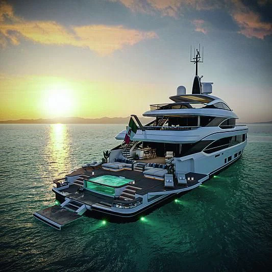 a boat in the water aboard ASANI Yacht for Sale