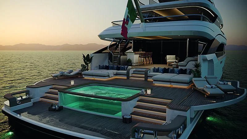 a boat on the water aboard ASANI Yacht for Sale