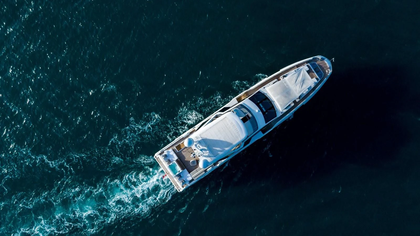 a satellite in space aboard AZIMUT GRANDE 32M Yacht for Sale