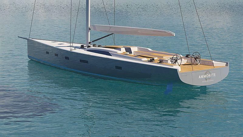 a boat in the water aboard AMMONITE Yacht for Sale