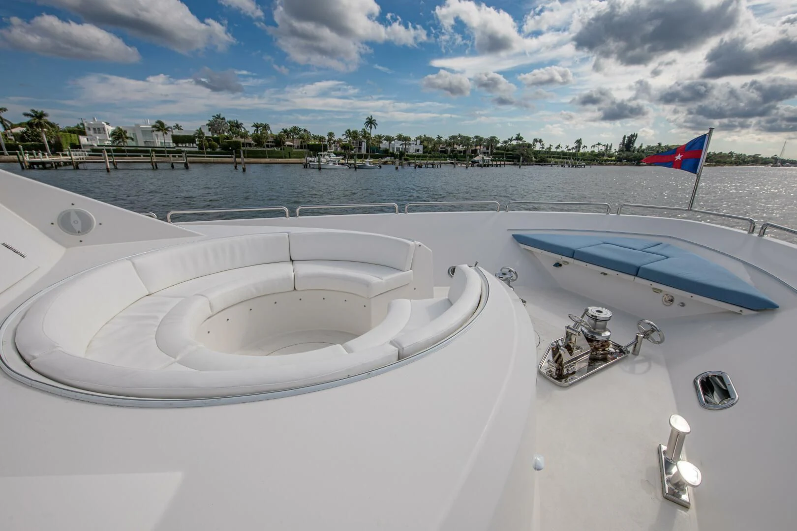 a couple of boats in a body of water aboard LIBERTAS Yacht for Sale
