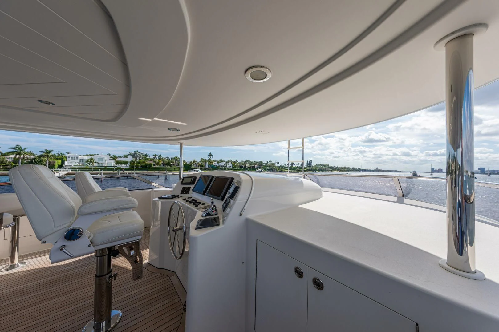 a boat on the water aboard LIBERTAS Yacht for Sale