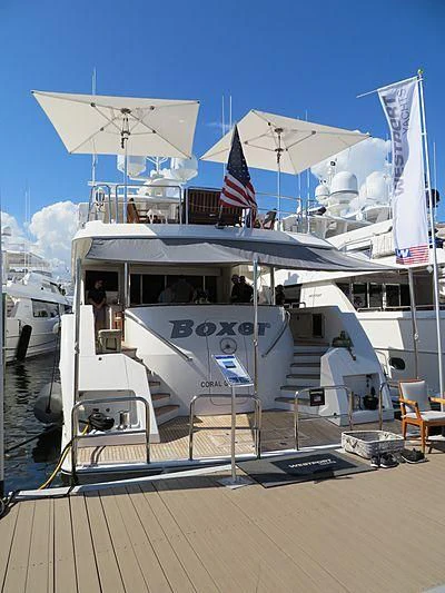 a boat on the water aboard LIBERTAS Yacht for Sale