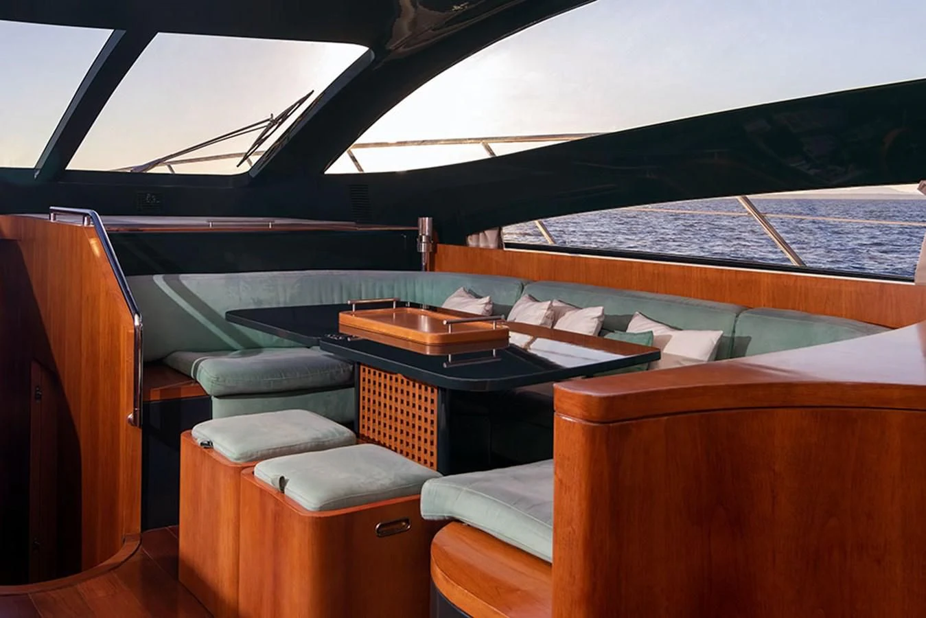 inside of a boat aboard MACAMI Yacht for Sale