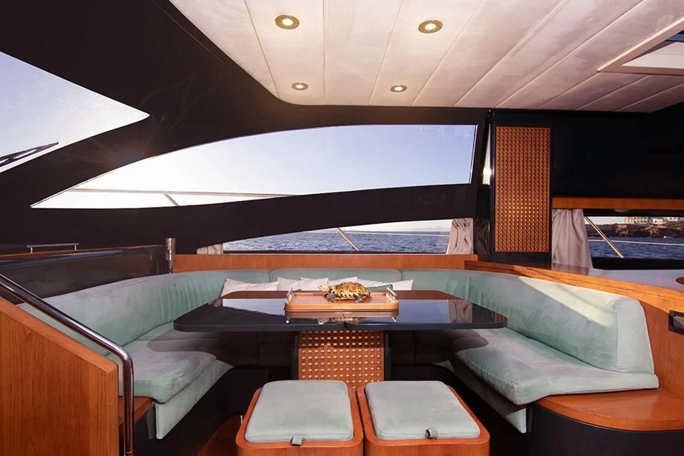 a boat on the water aboard MACAMI Yacht for Sale