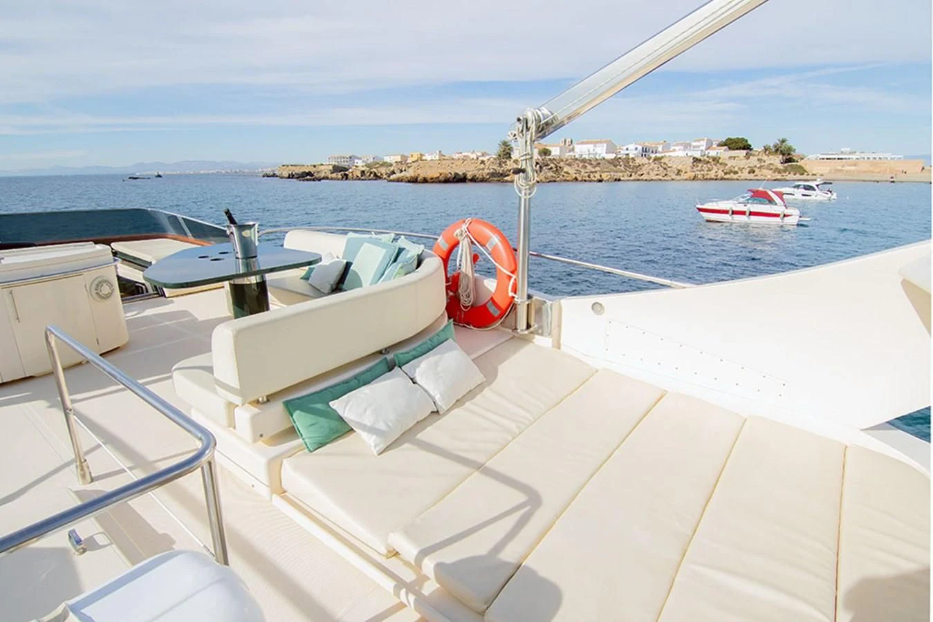 a boat on the water aboard MACAMI Yacht for Sale