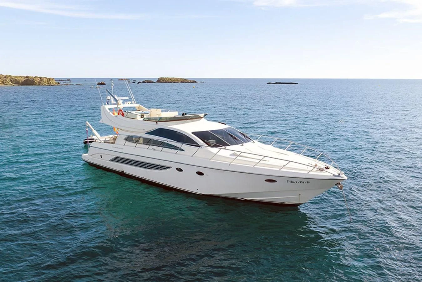 a white yacht in the water aboard MACAMI Yacht for Sale