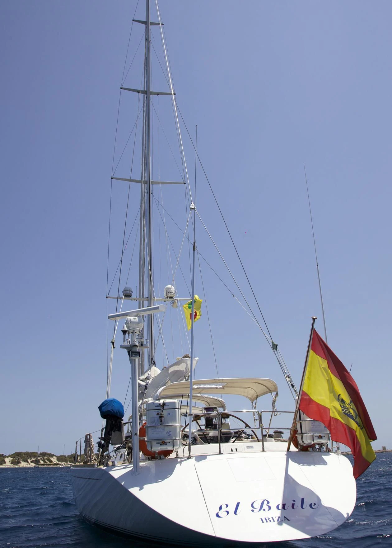 a boat on the water aboard EL BAILE Yacht for Sale