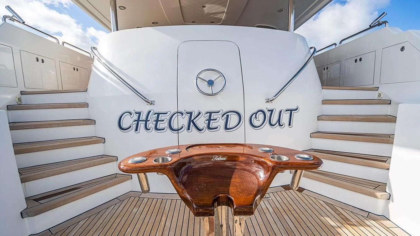 a white machine with a wooden frame aboard KEMOSABE Yacht for Charter