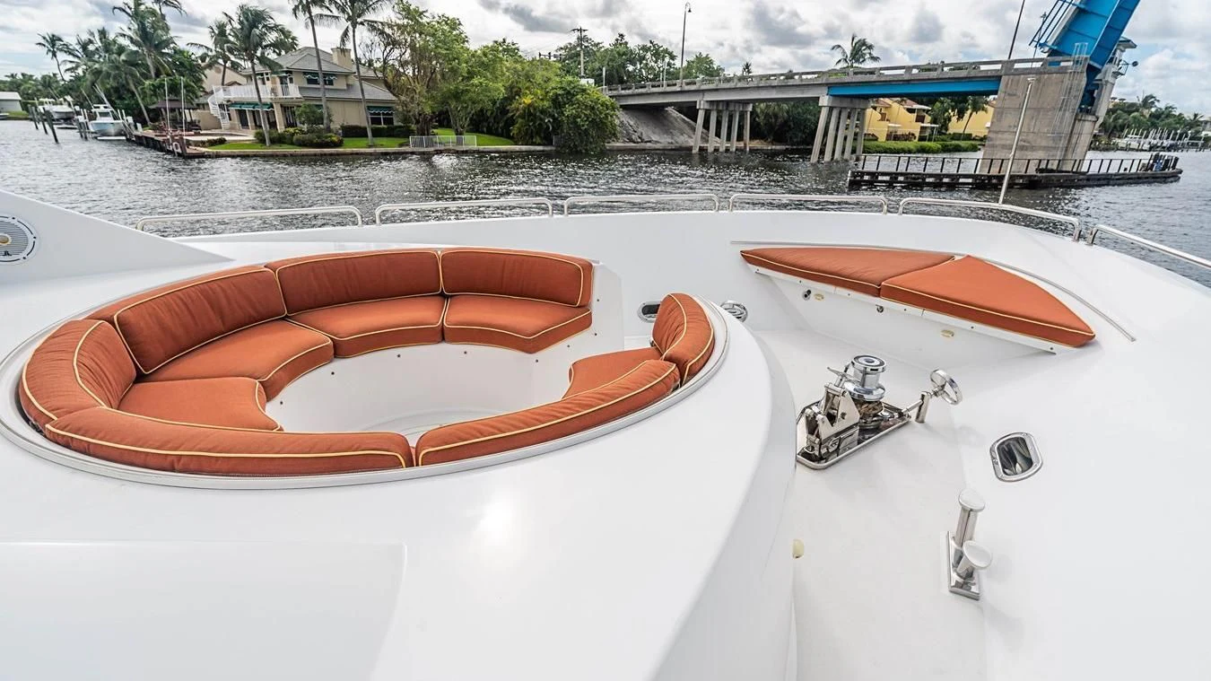 a boat on the water aboard KEMOSABE Yacht for Charter