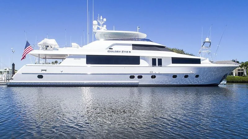 a large white yacht aboard KEMOSABE Yacht for Charter