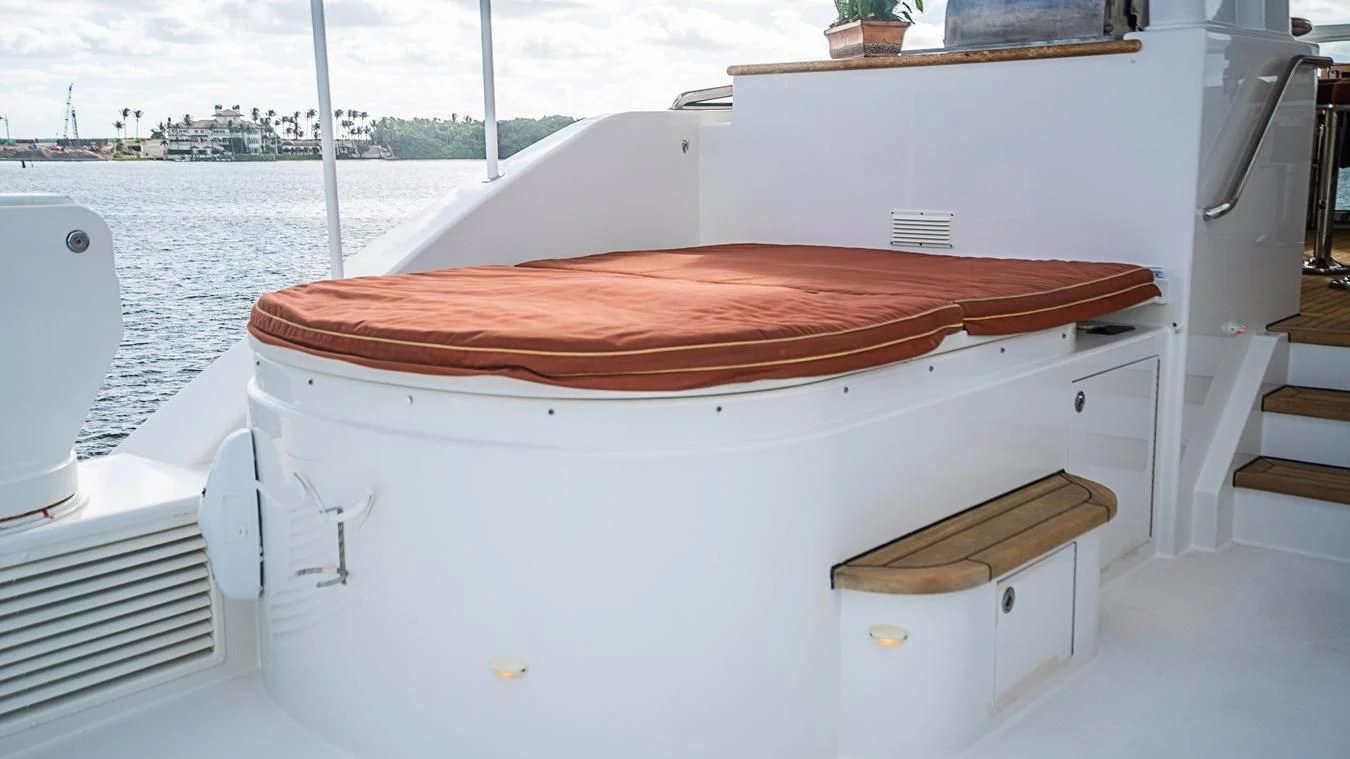a boat on the water aboard KEMOSABE Yacht for Charter