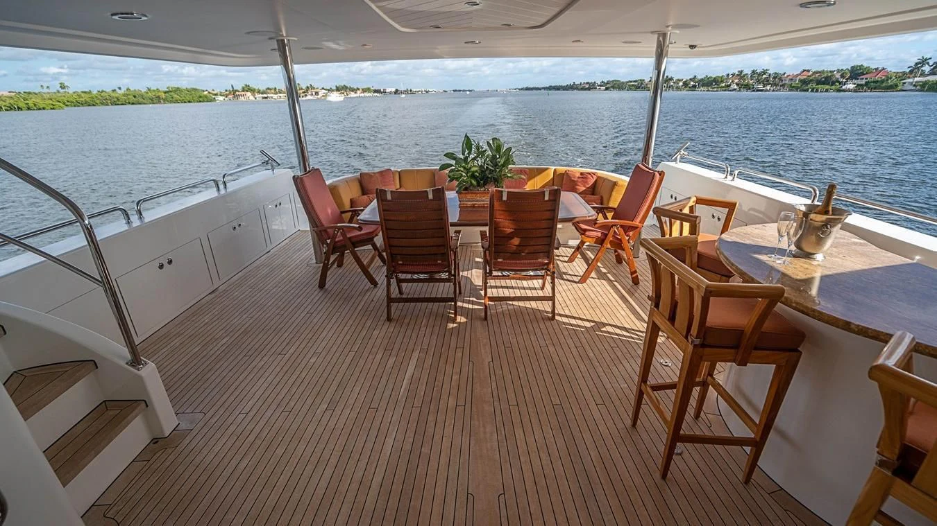 a boat on the water aboard KEMOSABE Yacht for Charter