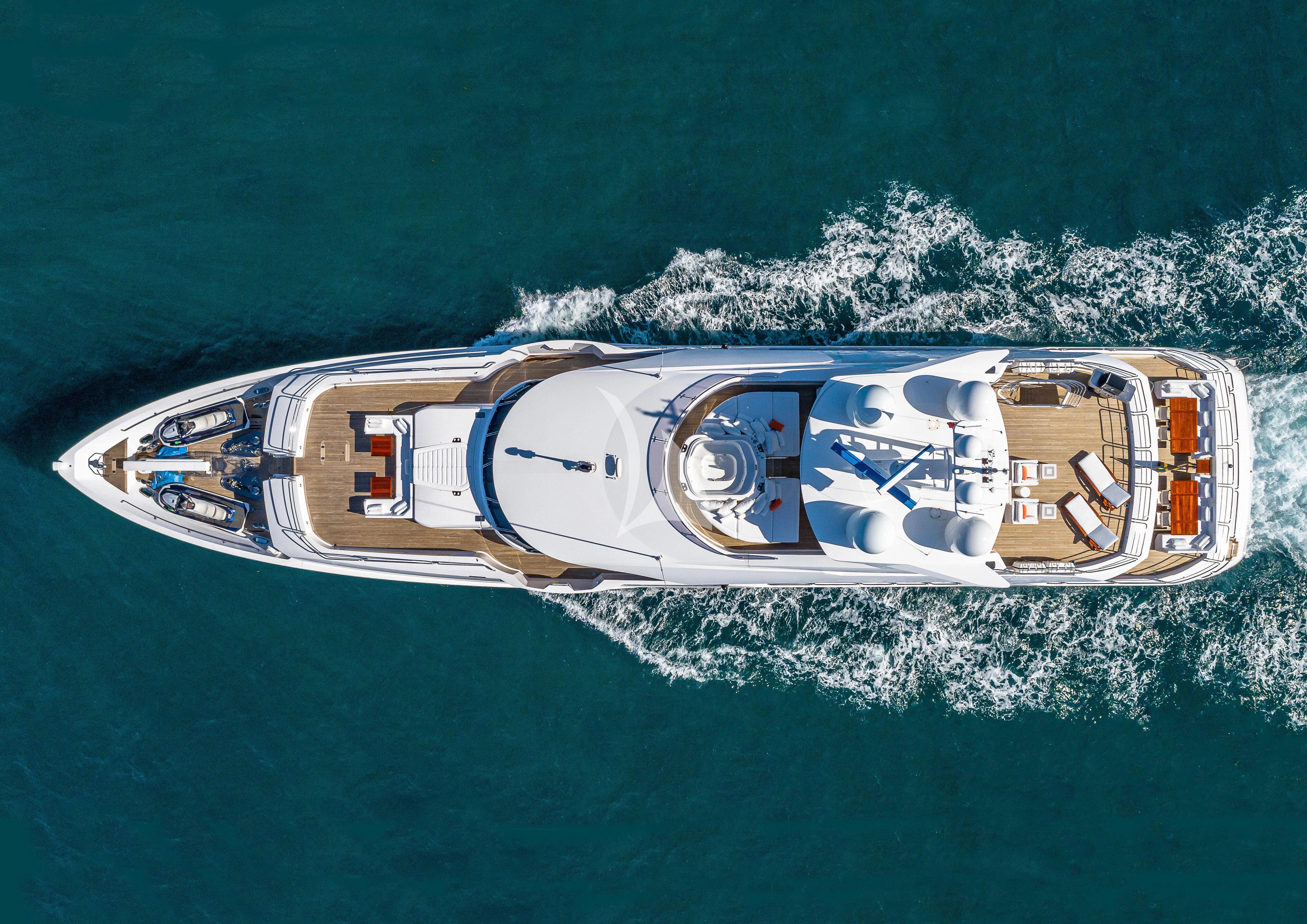 a ship in the water aboard ALESSANDRA III Yacht for Charter