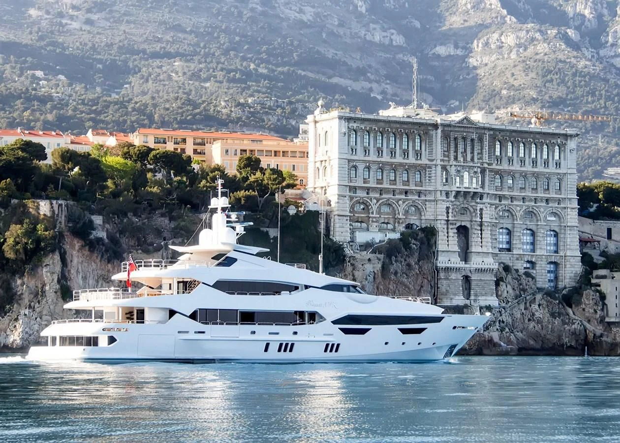 a boat on the water aboard ALESSANDRA III Yacht for Charter