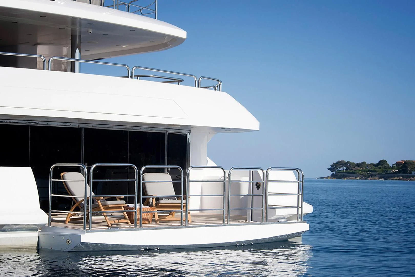 a boat on the water aboard ALESSANDRA III Yacht for Charter