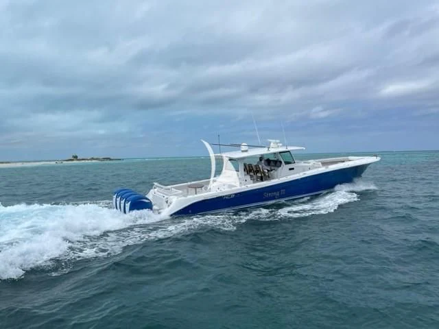 a boat on the water aboard ALESSANDRA III Yacht for Charter