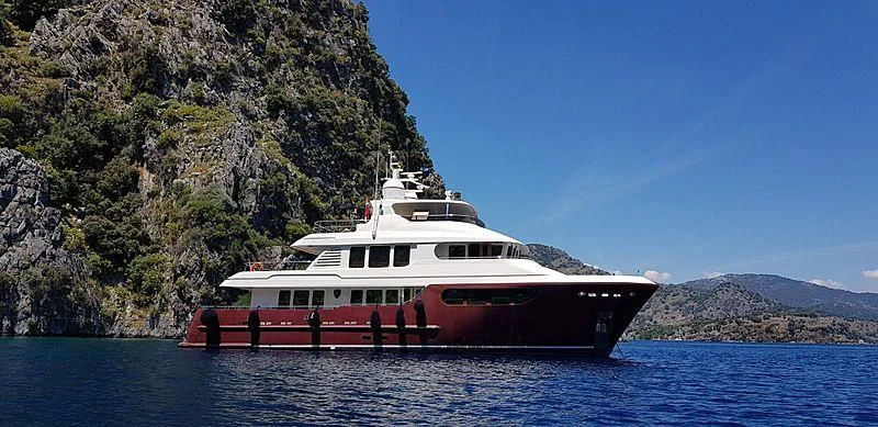 a boat on the water aboard BANDIDO I Yacht for Sale