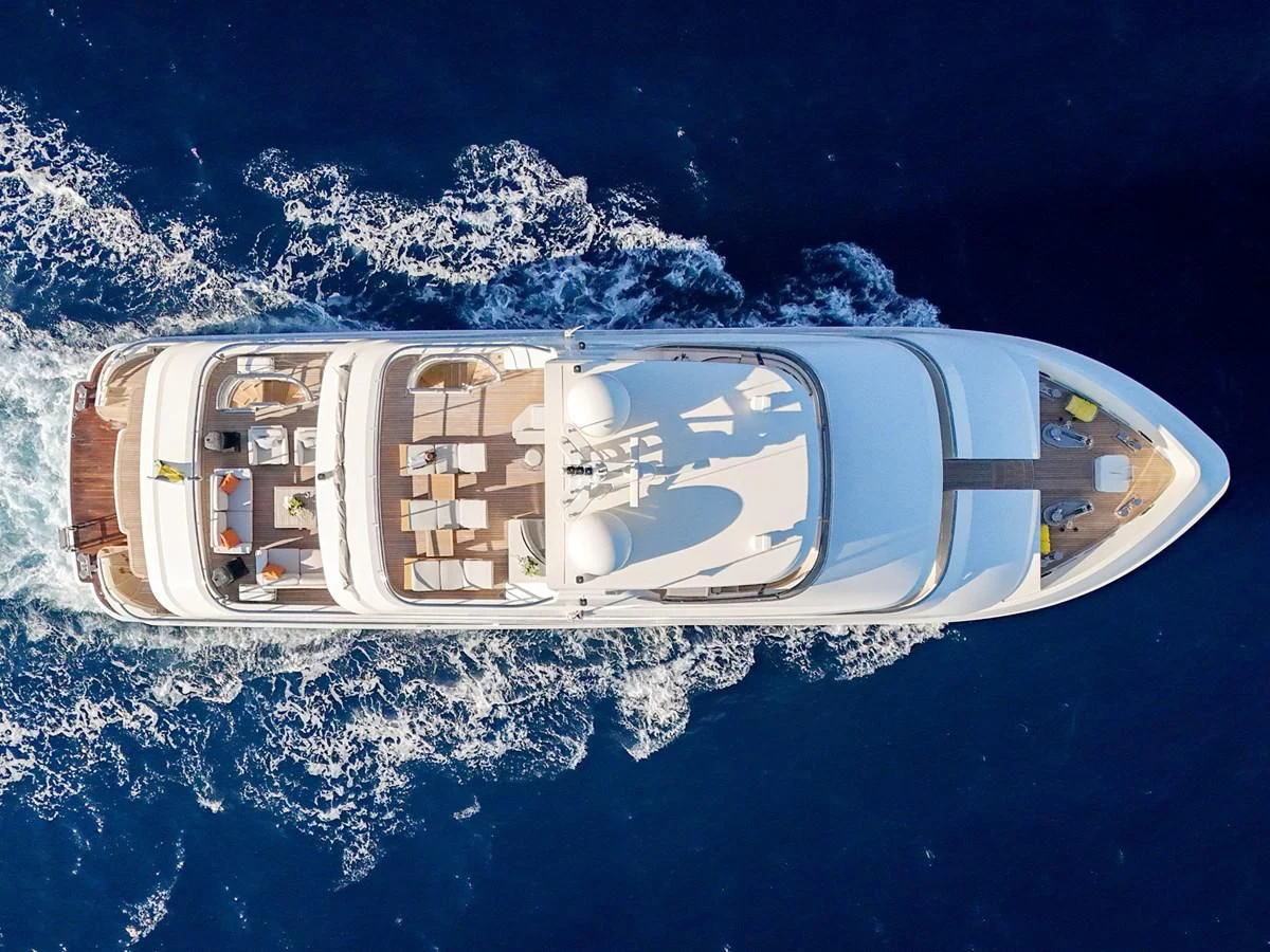 a satellite in space aboard BANDIDO I Yacht for Sale