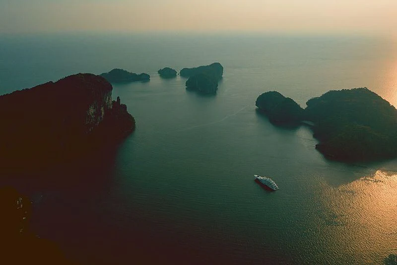 a boat in the water aboard FELIX Yacht for Sale