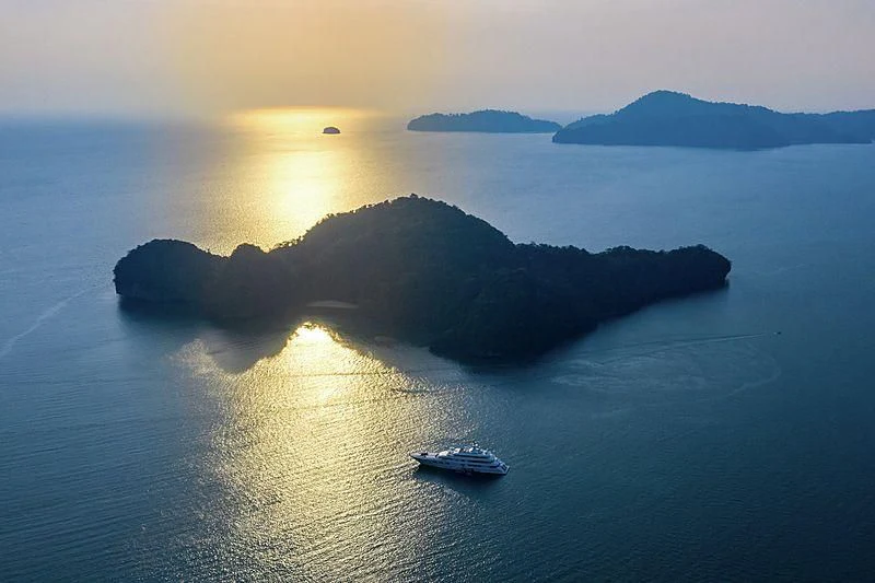a boat on the water aboard FELIX Yacht for Sale