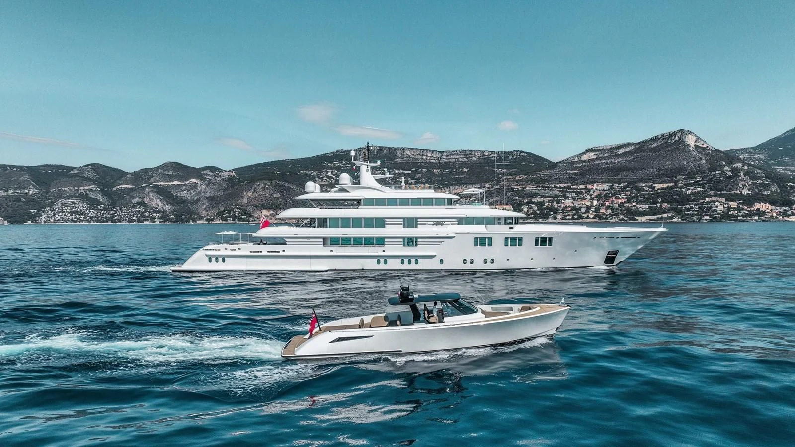 a boat in the water aboard FELIX Yacht for Sale