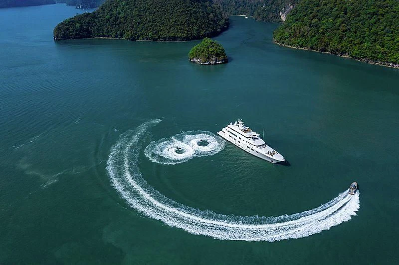 a couple of boats in the water aboard FELIX Yacht for Sale