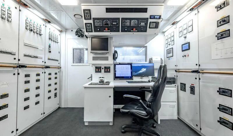 a room with medical equipment aboard FELIX Yacht for Sale