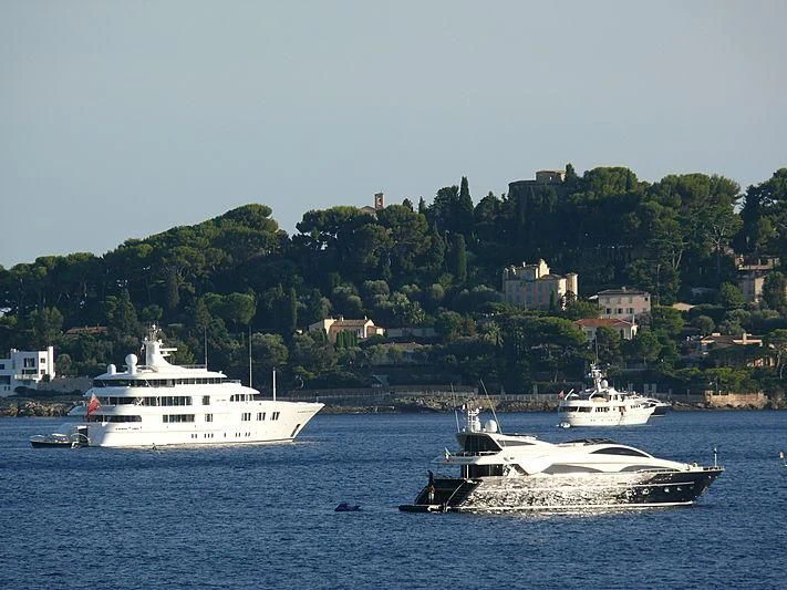 a group of boats in the water aboard FELIX Yacht for Sale