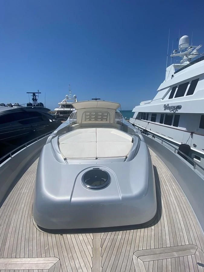 a group of boats on a dock aboard ROMPEMAR Yacht for Sale