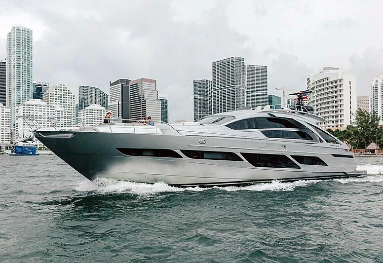 a boat in the water aboard LADY K Yacht for Sale