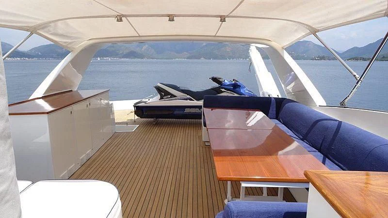 a boat on the water aboard SHERAN Yacht for Sale