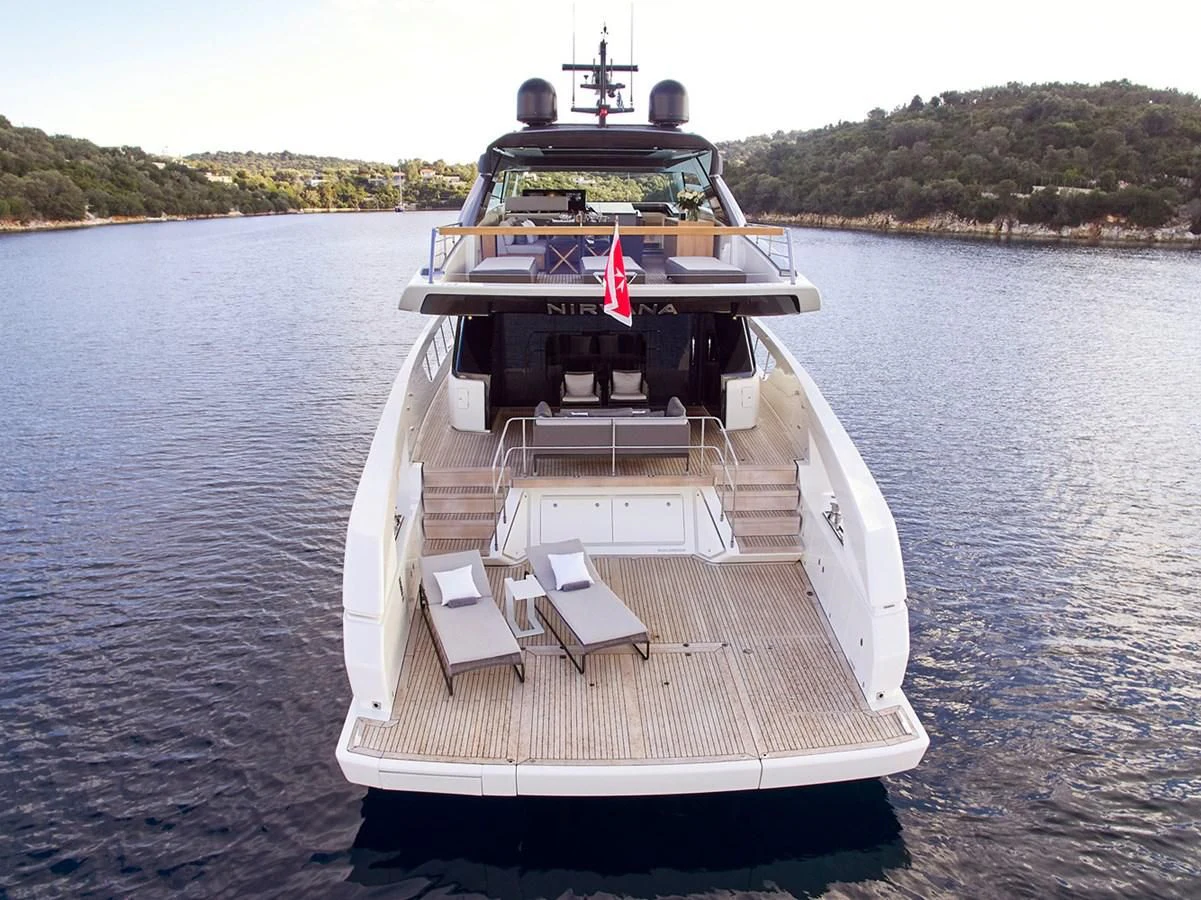 a boat on the water aboard ZILVAR IV Yacht for Sale