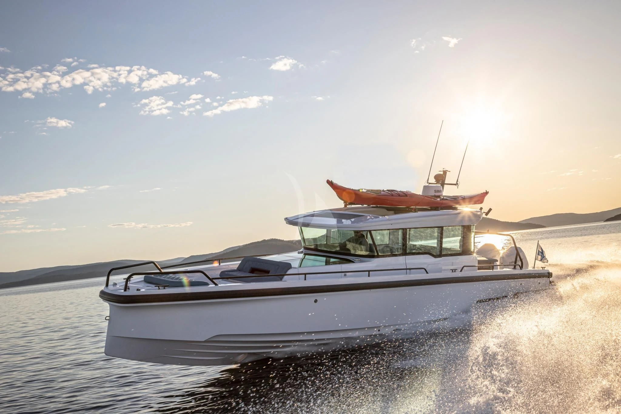 a boat on the water aboard ZILVAR IV Yacht for Sale