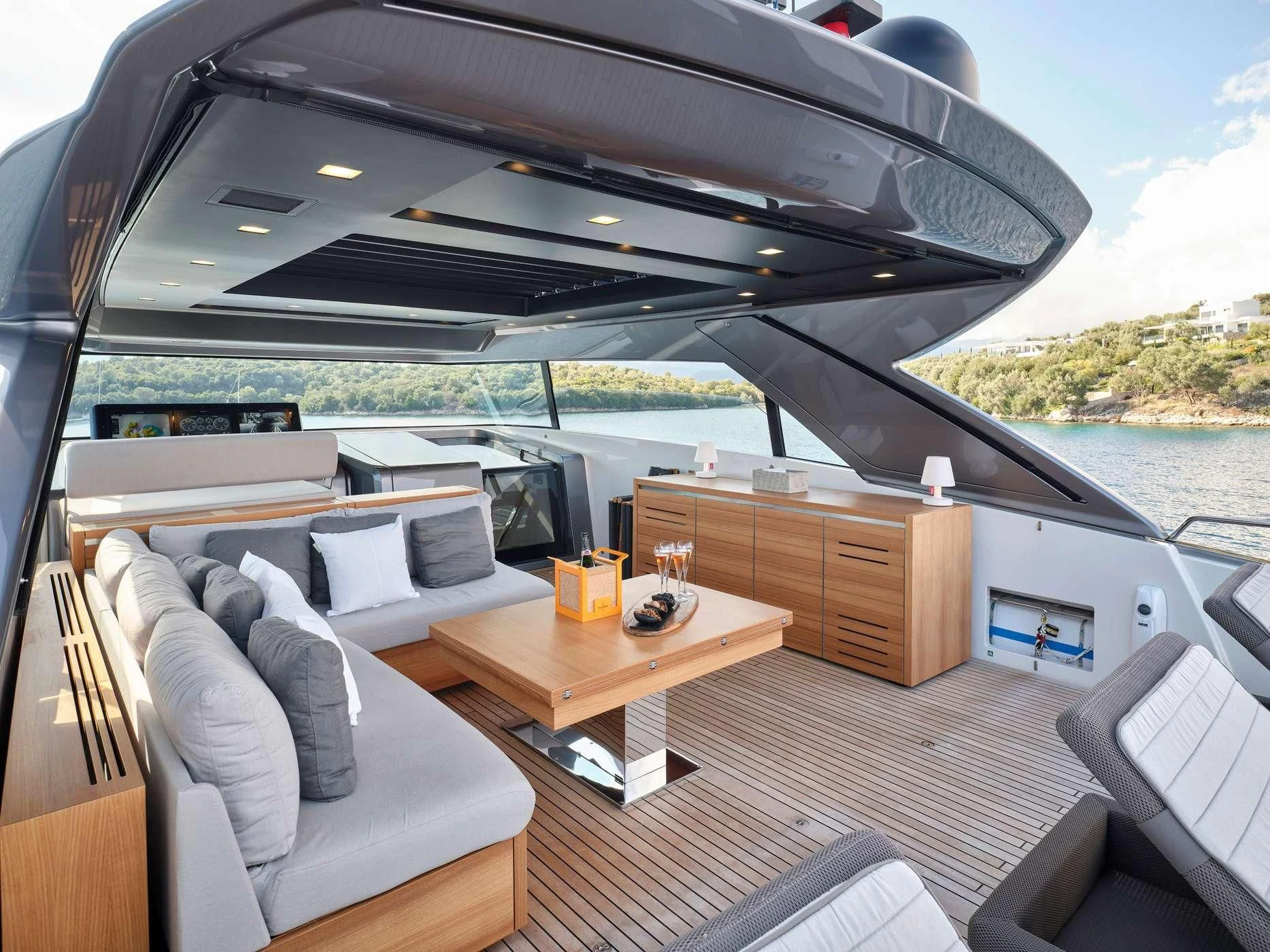 a boat on the water aboard ZILVAR IV Yacht for Sale