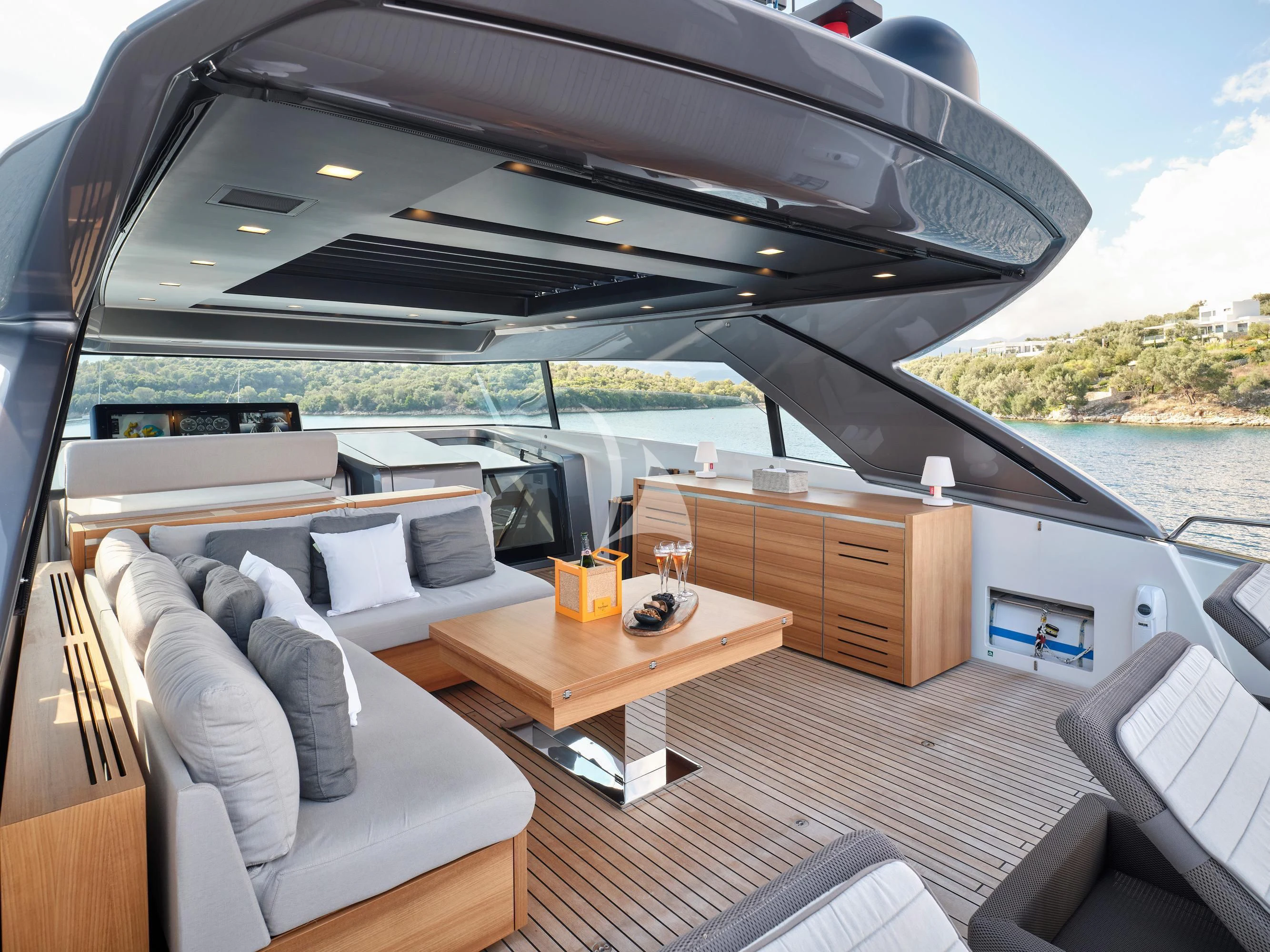 a boat on the water aboard ZILVAR IV Yacht for Sale