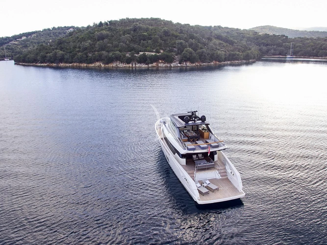 a boat on the water aboard ZILVAR IV Yacht for Sale
