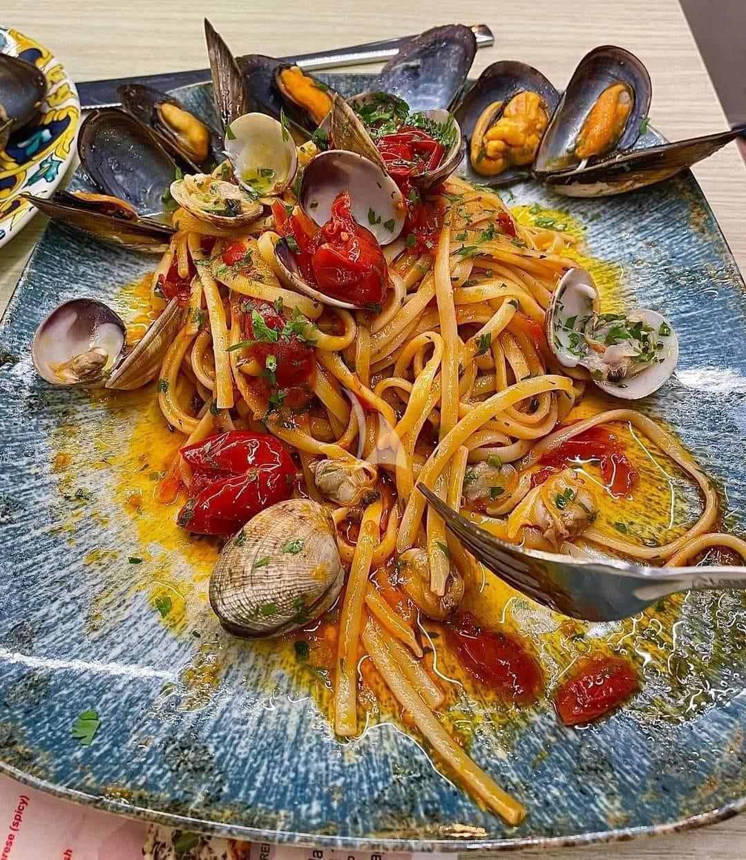 a table full of food aboard ZILVAR IV Yacht for Sale