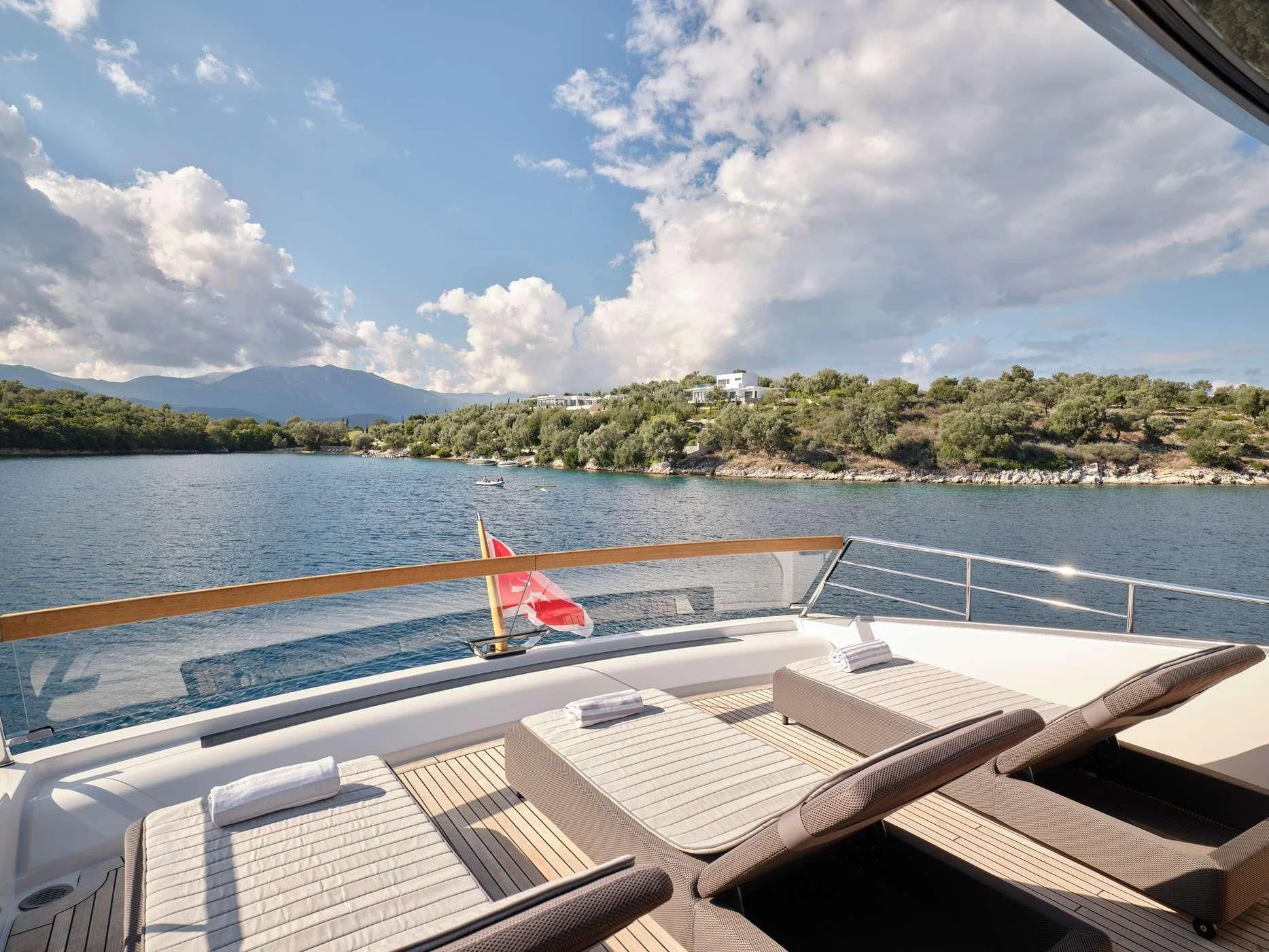 a boat on the water aboard ZILVAR IV Yacht for Sale