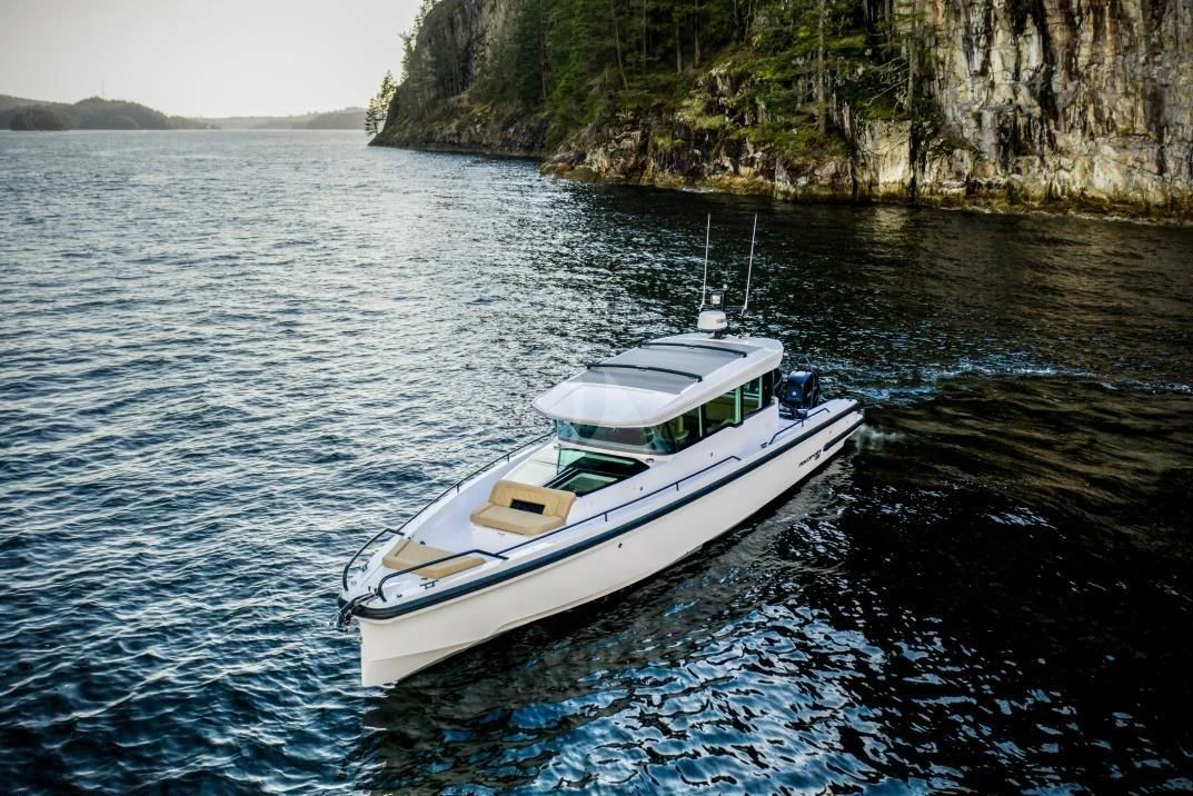 a boat in the water aboard ZILVAR IV Yacht for Sale