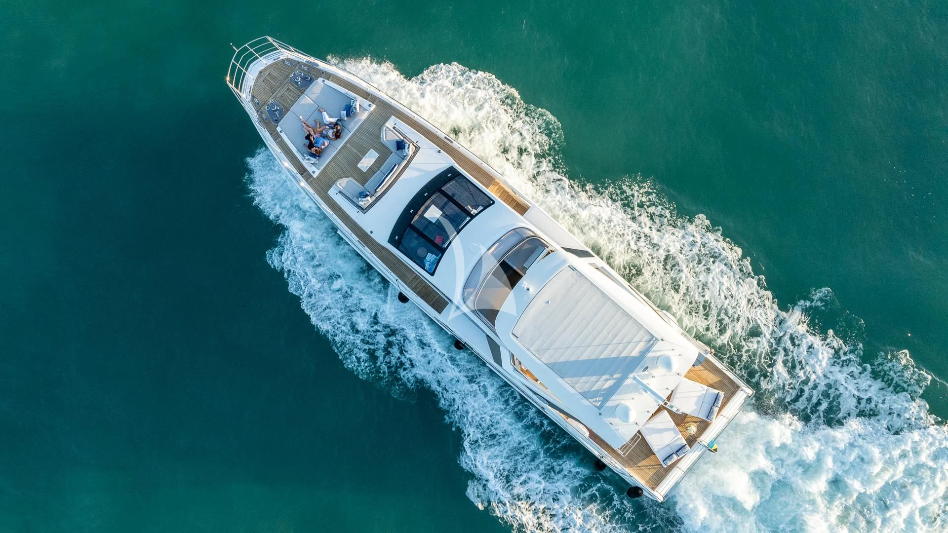 a high angle view of a boat aboard CAPTAIN MORGAN II Yacht for Sale
