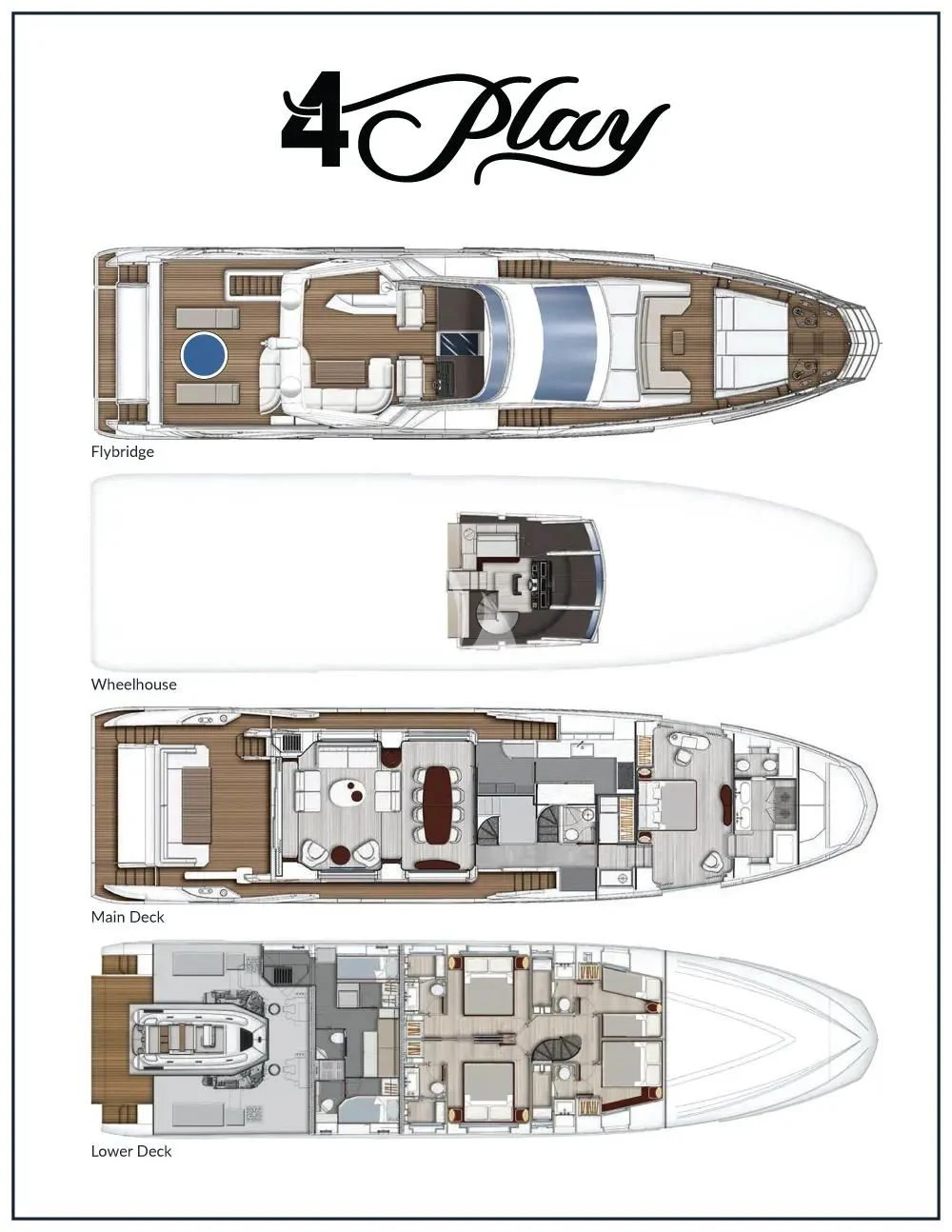 diagram, engineering drawing aboard CAPTAIN MORGAN II Yacht for Sale